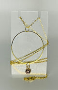 Sophie Bee Hoop & Gem Necklace