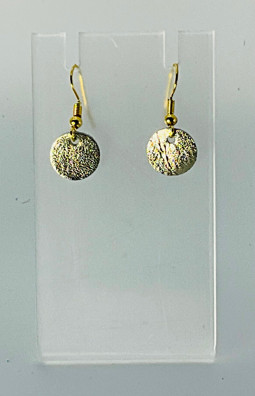 Georgie Bee Tiny Leather Moon Earrings
