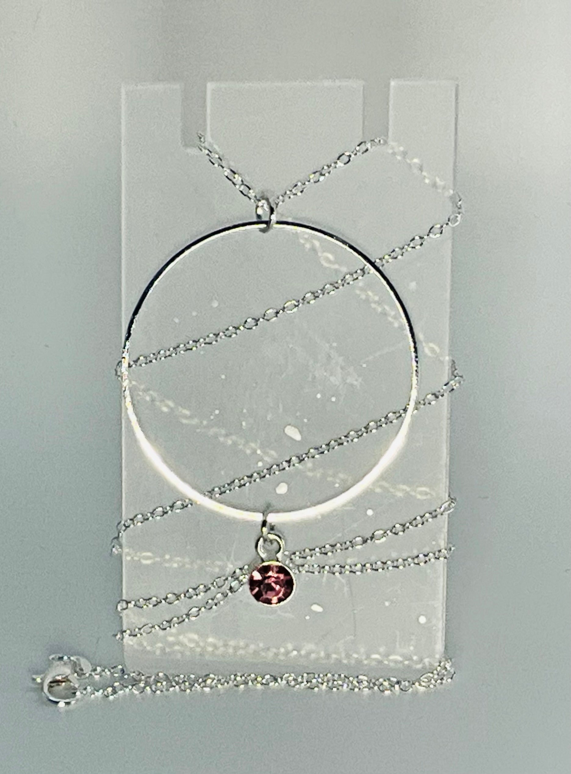Sophie Bee Hoop & Gem Necklace
