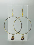 Sophie Bee Hoop & Gem Earrings