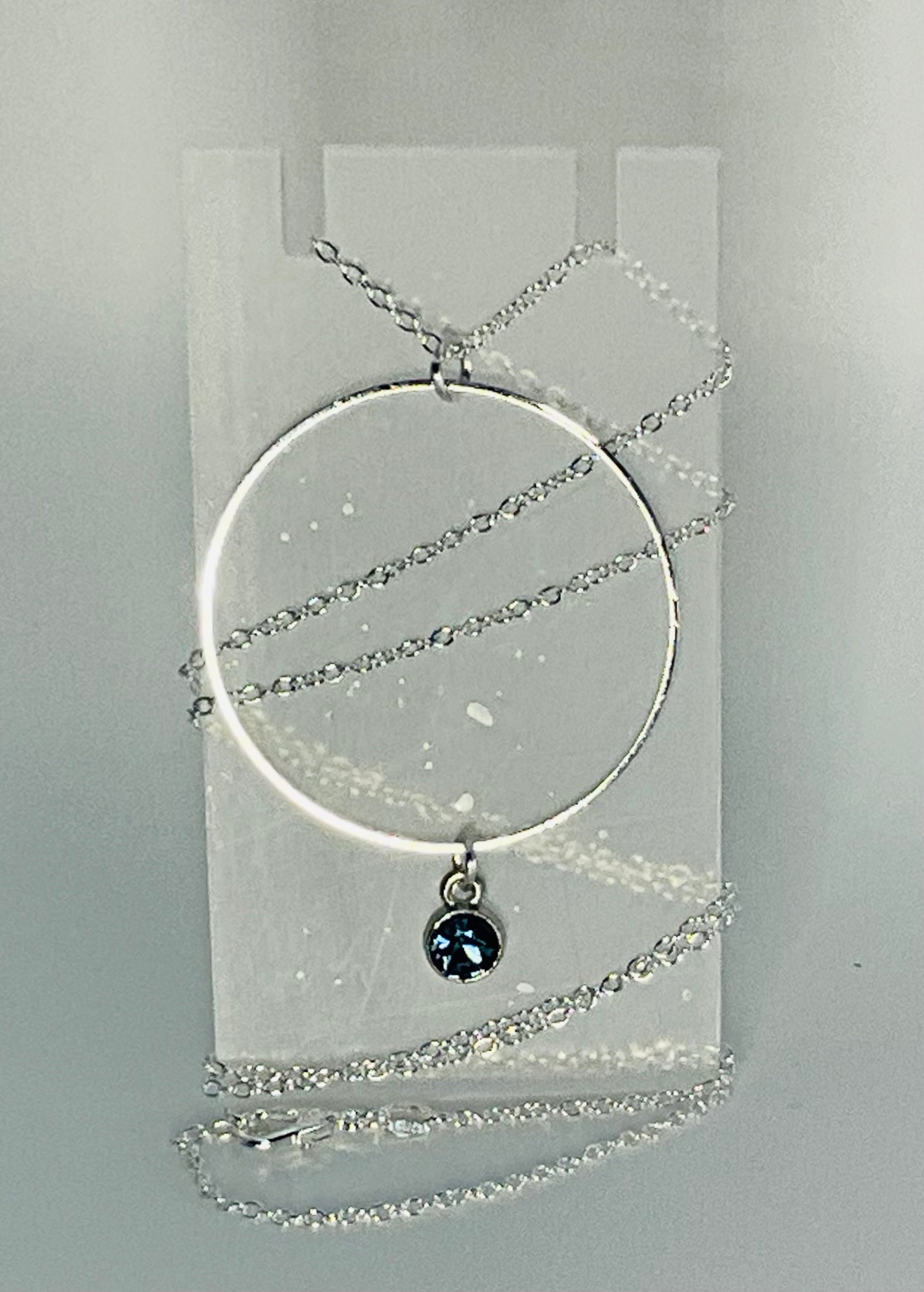 Sophie Bee Hoop & Gem Necklace