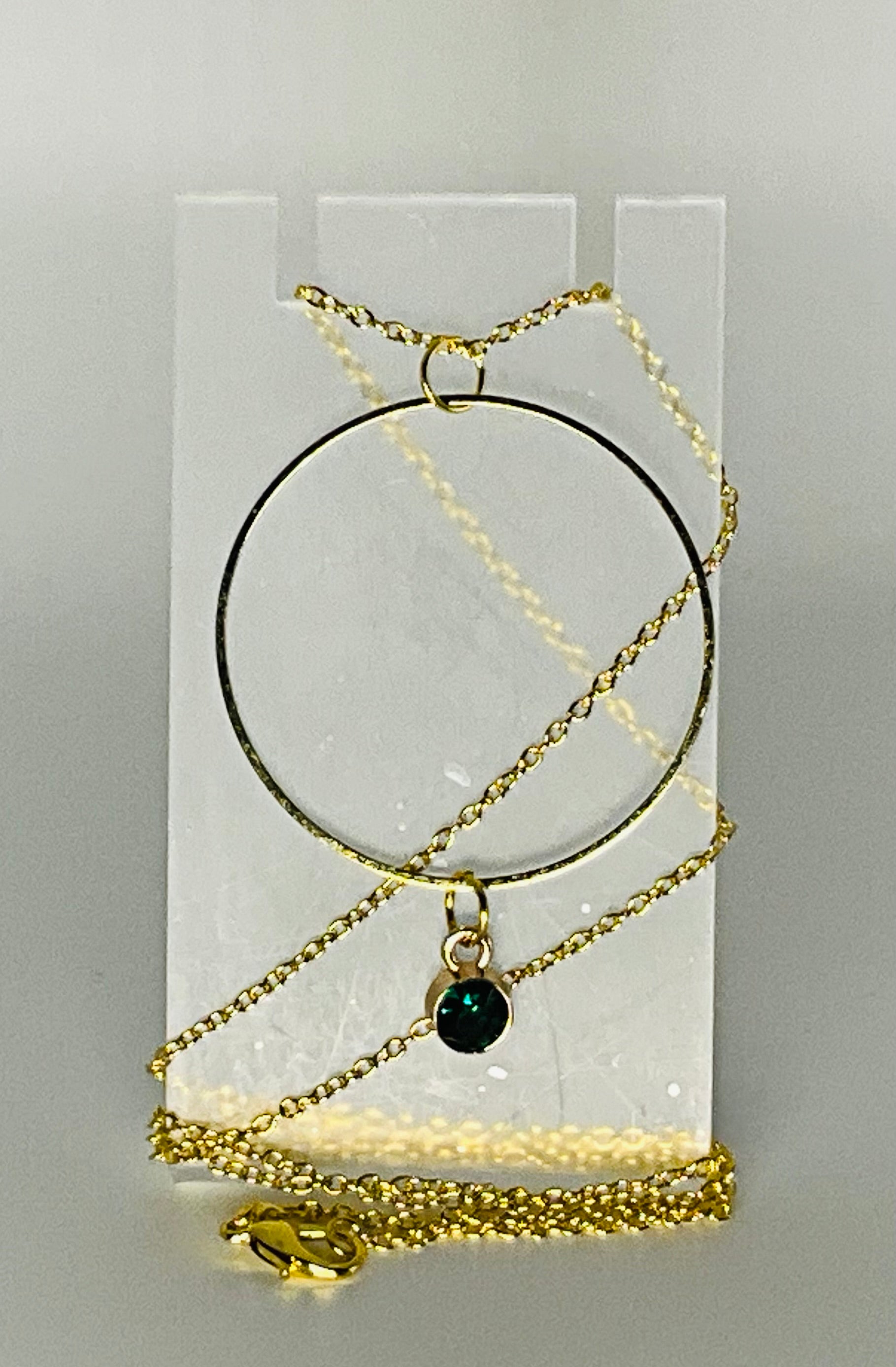 Sophie Bee Hoop & Gem Necklace