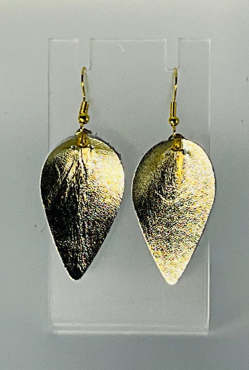 Jaimie Bee Leather Petal Earrings