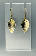 Lexy Bee Tiny Leather Petal Earrings