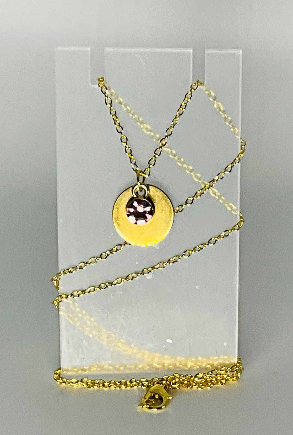 Allie Bee Coin & Gem Necklace