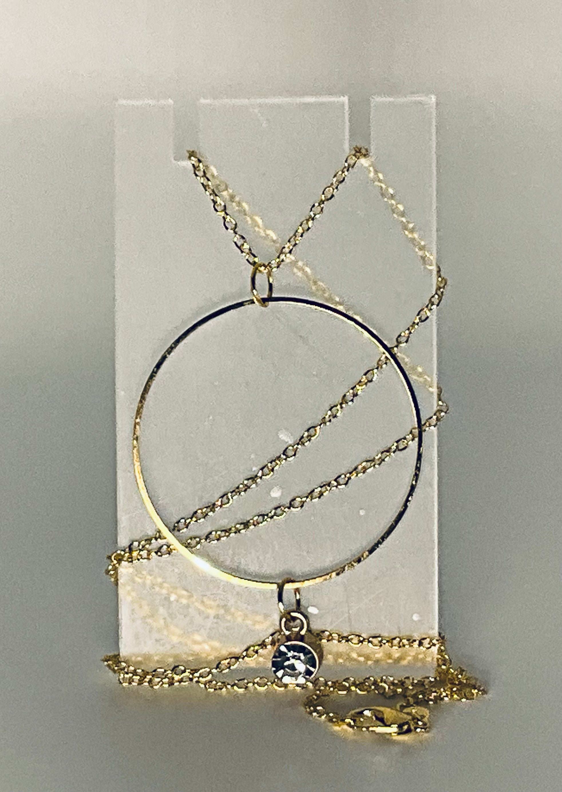 Sophie Bee Hoop & Gem Necklace