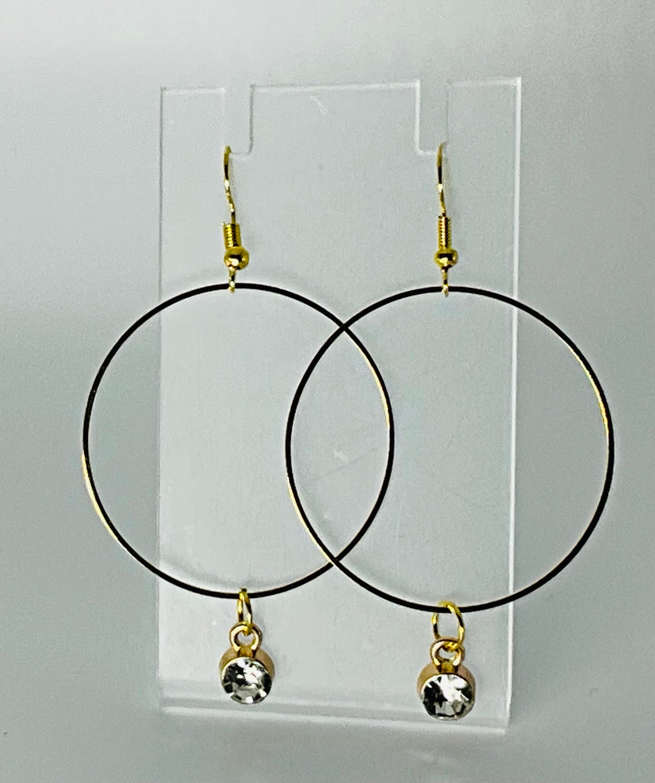 Sophie Bee Hoop & Gem Earrings